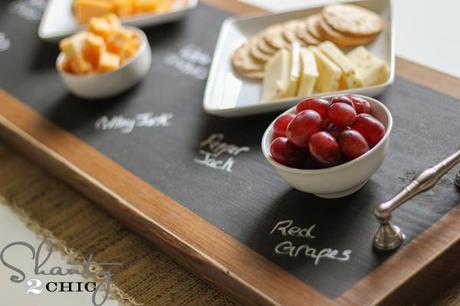 DIY......UNA BANDEJA CON PIZARRA DIY......UNA BANDEJA CON PIZARRA