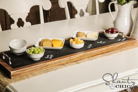 DIY......UNA BANDEJA CON PIZARRA DIY......UNA BANDEJA CON PIZARRA