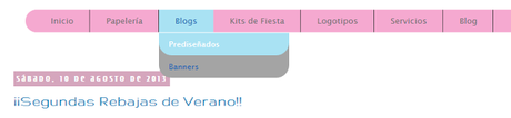 Instalar Menú Horizontal con pestañas en Blogger Instalar Menú Horizontal con pestañas en Blogger