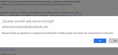 alias correo outlook