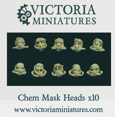 máscaras de proteción química