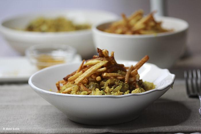 bacalao fresco a Bras a mi manera