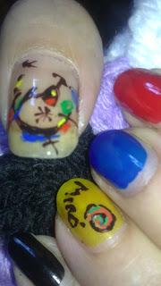 Manicura, obra de arte, Miró