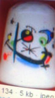 Manicura, obra de arte, Miró