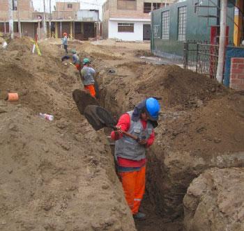 En Cañete: GORE LIMA INICIO TRABAJOS DE ALCANTARILLADO EN LA QUEBRADA –SAN LUIS