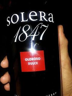 Solera 1847 Oloroso Dulce ideal para unos burritos mexicanos