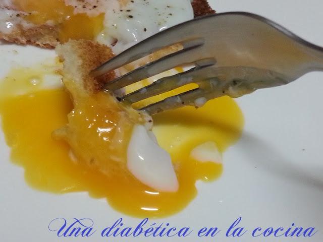 Huevo escalfado apto para diabéticos