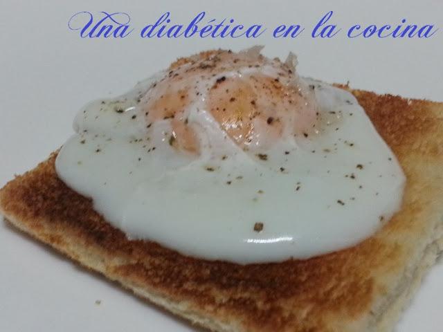 Huevo escalfado apto para diabéticos