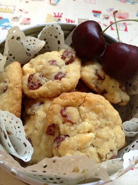 Cookies de Cereza, avena y chocolate