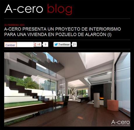 A-cero Projects Imágenes de obra del interiorismo diseñado por A-cero en una vivenda ubicada en Pozuelo