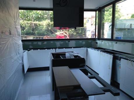 A-cero Projects Imágenes de obra del interiorismo diseñado por A-cero en una vivenda ubicada en Pozuelo