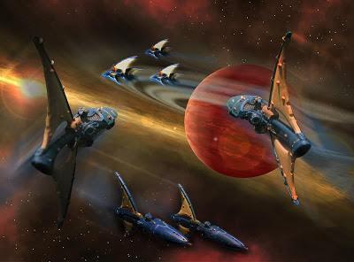 Piratas Okoz y Corsarios Eldar para BFG(Y algo mas)