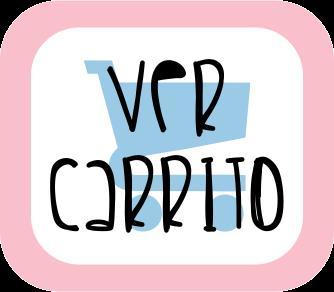Botones de Paypal Personalizados botón carrito rosa y azul grande