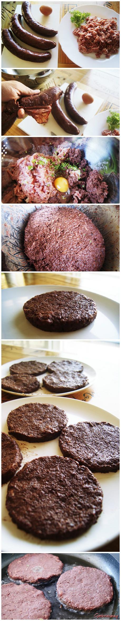 hamburguesas de morcilla