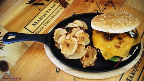 hamburguesa de morcilla