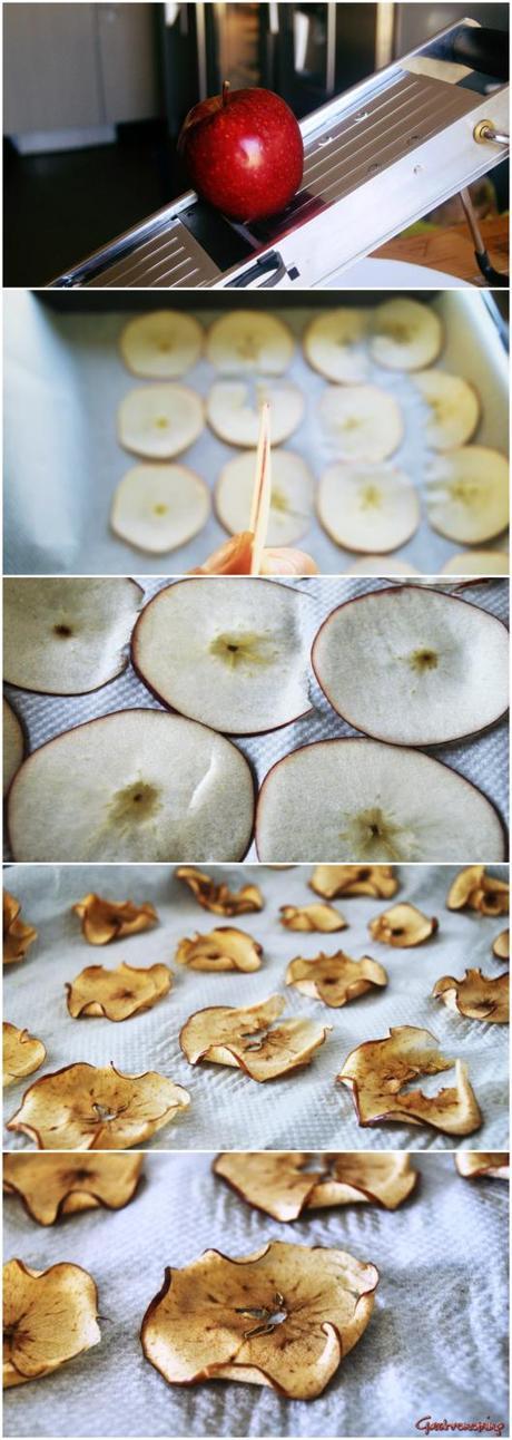 chips de manzana
