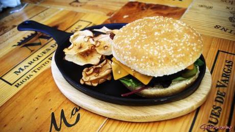 hamburguesa de morcilla