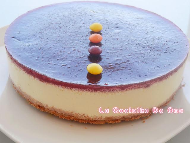 Tarta de queso al limón