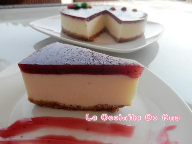 Tarta de queso al limón