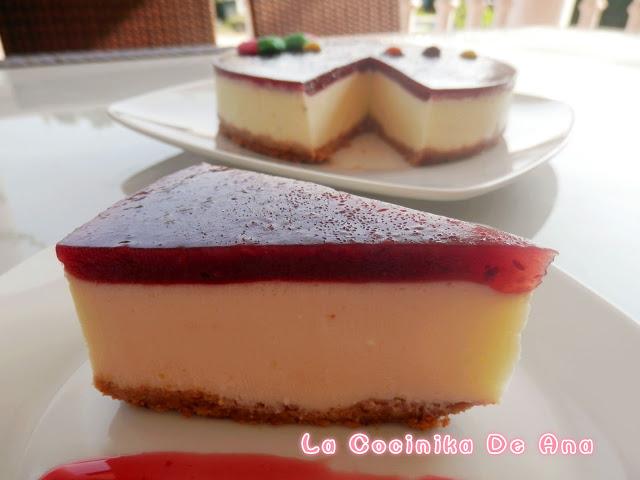 Tarta de queso al limón