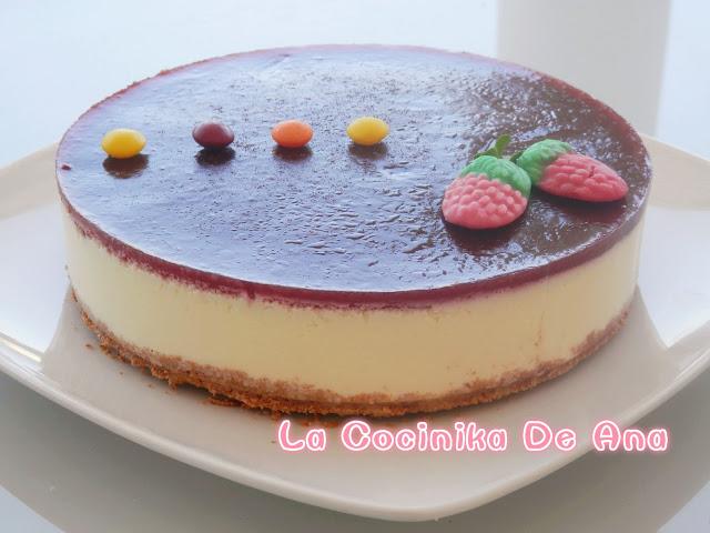 Tarta de queso al limón