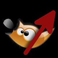 dibujando flechas con gimp