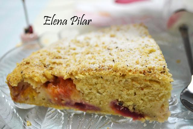 Pastel de Ciruelas y Avellanas (sin azúcar)