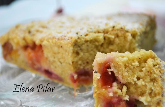 Pastel de Ciruelas y Avellanas (sin azúcar)