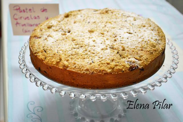 Pastel de Ciruelas y Avellanas (sin azúcar)