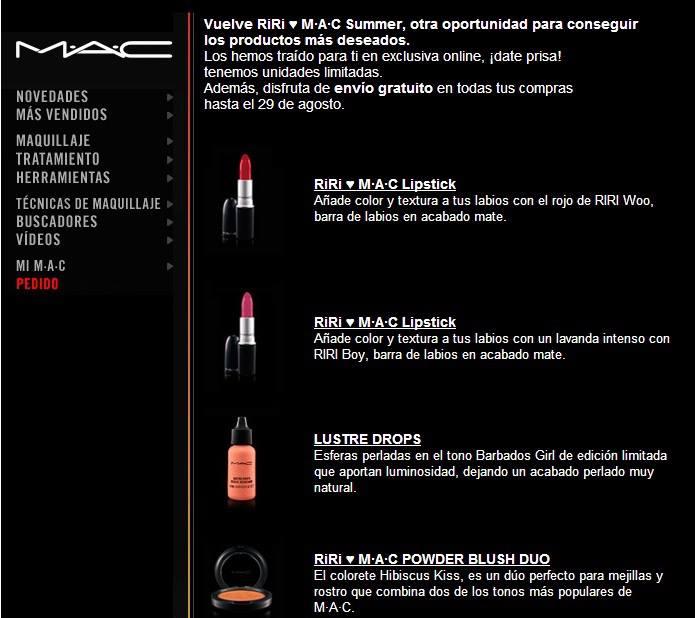 ❤RIRI HEARTS❤  DE VUELTA EN MAC!!