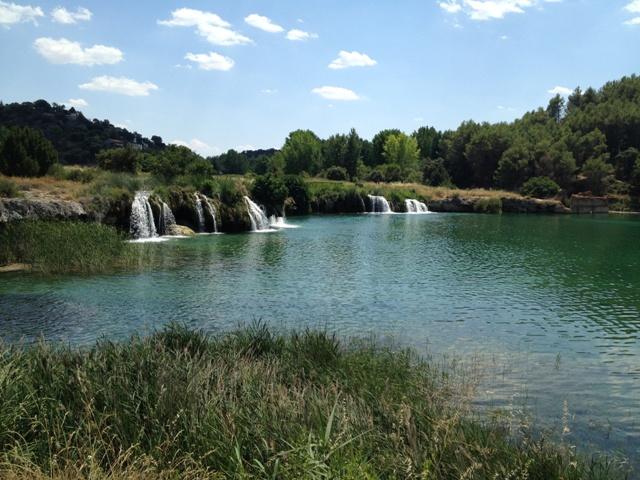 Salto entre la laguna Redondilla y la laguna Lengua