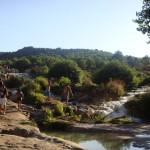 Salto entre la laguna Lengua y la laguna Salvadora 2010