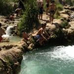 Salto entre la laguna Lengua y la laguna Salvadora 2013