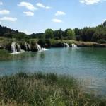 Salto entre la laguna Redondilla y la laguna Lengua