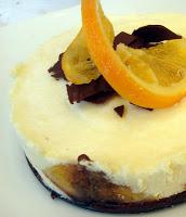 BAVAROIS DE CHOCOLATE BLANCO A LA NARANJA