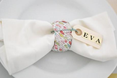 DIY. Eco-chic napkin ring