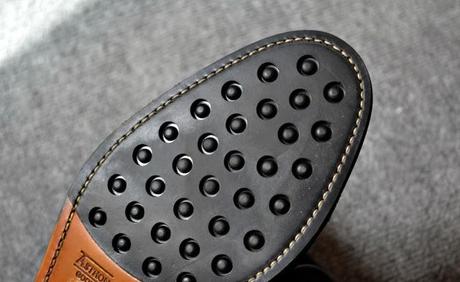 Review Mocasines Tassel de ante azul marino de Asthon & Allen.