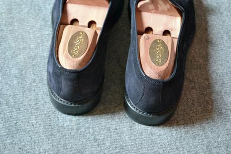 Review Mocasines Tassel de ante azul marino de Asthon & Allen.