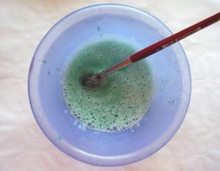 PINTURA  PERFUMADA CON SHAMPOO