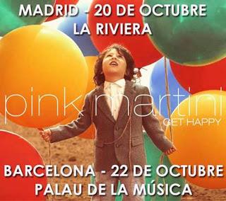 Pink Martini en octubre en Madrid y Barcelona