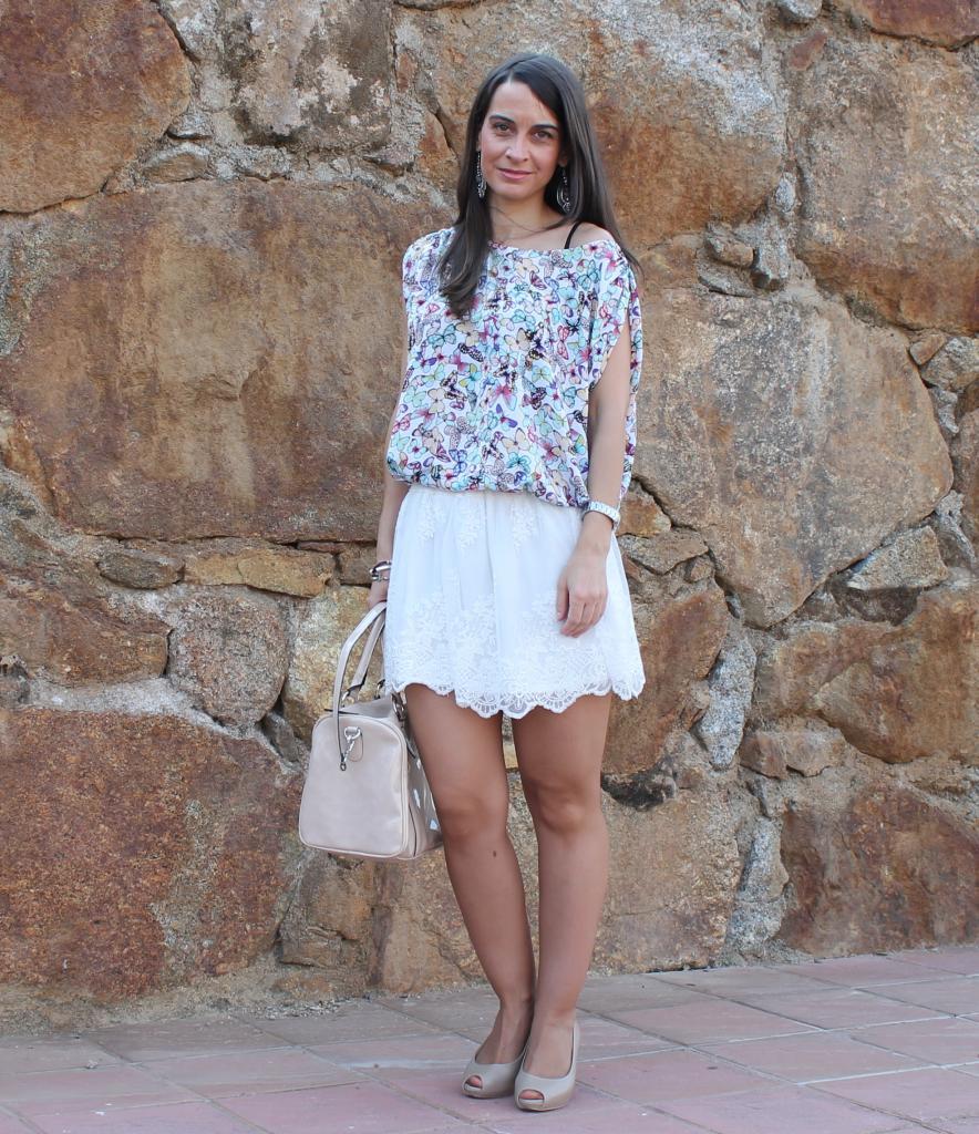 White lace skirt II...