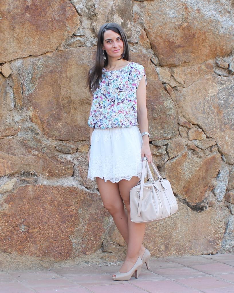 White lace skirt II...