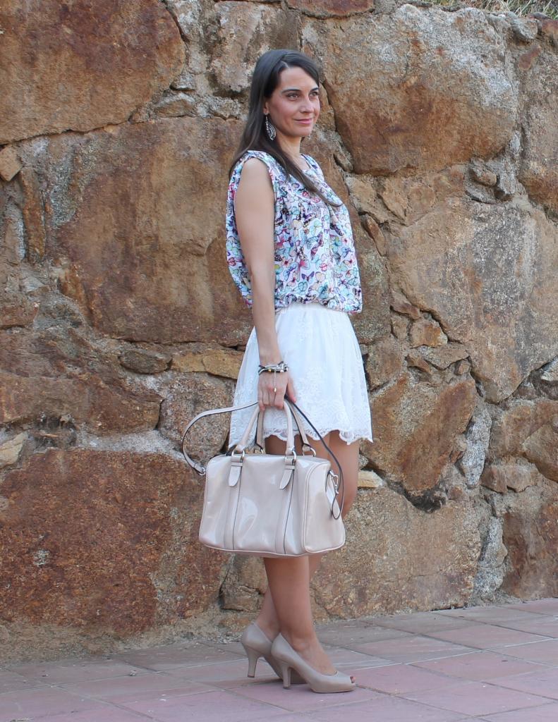 White lace skirt II...