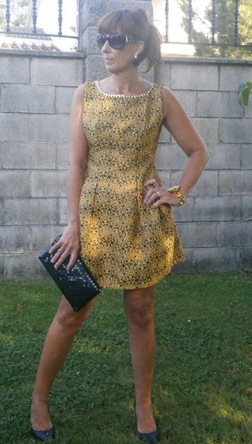 TERIA YABAR - VESTIDO BROCADO