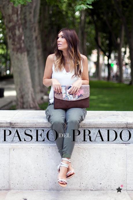 street style paseo del prado madrid barbara crespo outfit zara