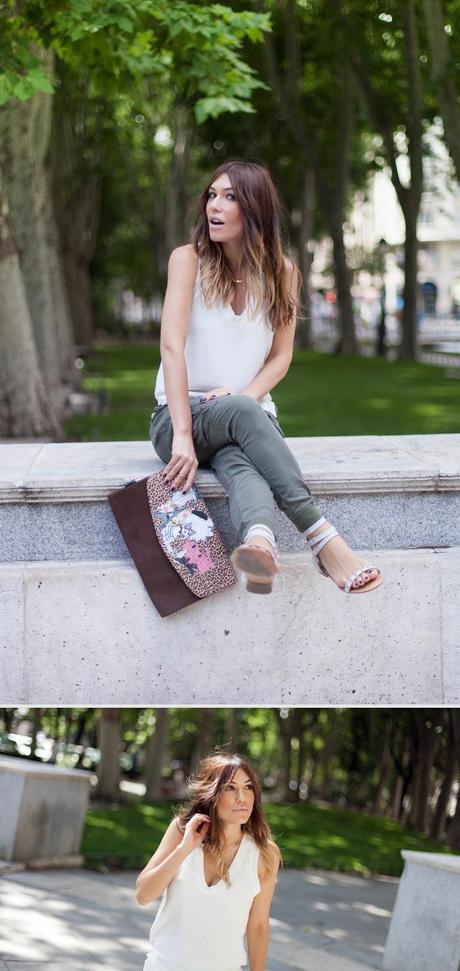 street style paseo del prado madrid barbara crespo outfit zara