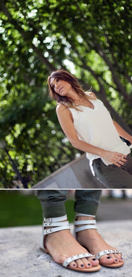 street style paseo del prado madrid barbara crespo outfit zara