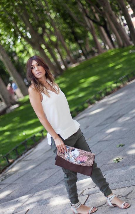 street style paseo del prado madrid barbara crespo outfit zara