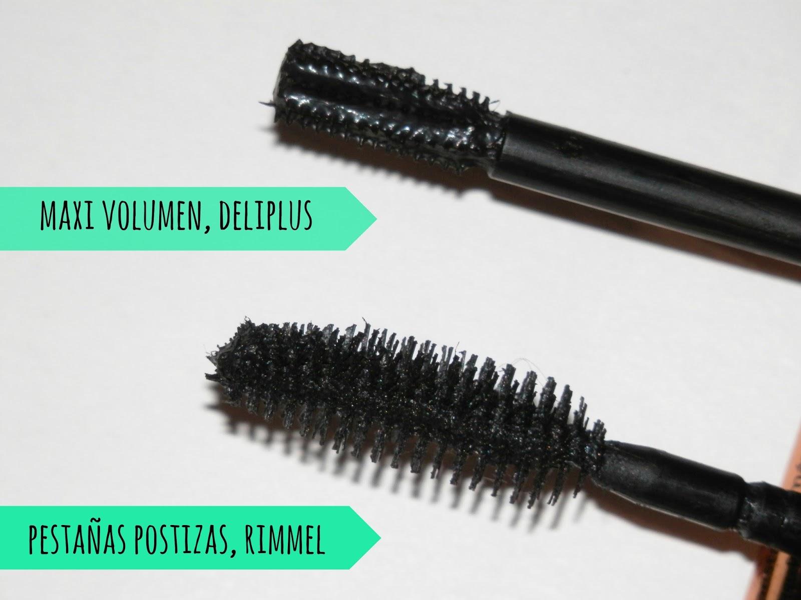 review-reseña mascara de pestañas MAXI VOLUMEN, DELIPLUS