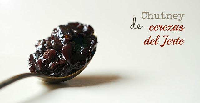 Chutney de cerezas del Jerte